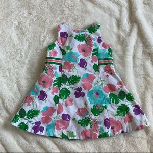 Janie & Jack Tropical Floral Summer Dress